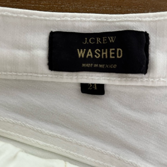 J Crew White Denim Shorts - Picture 3 of 3